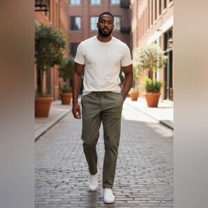 Multipants 3XL 30.5 Lightweight Stretch Jogger Pants Tan NWT